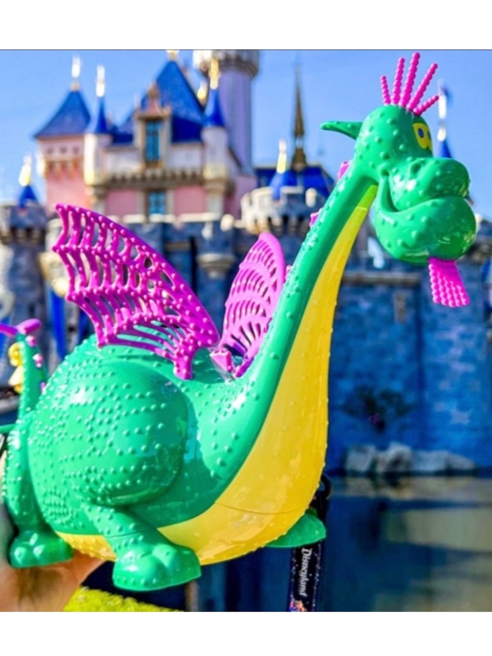 Disney Parks Elliott Dragon Popcorn Bucket Pete’s Dragon Light Up Disneyland